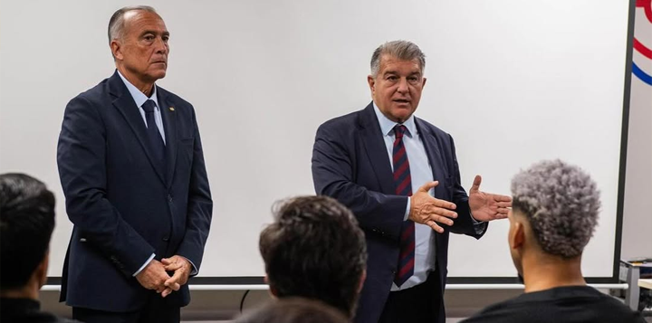 FC Barcelone : Joan Laporta quitte la présidence et fait ses adieux aux joueurs